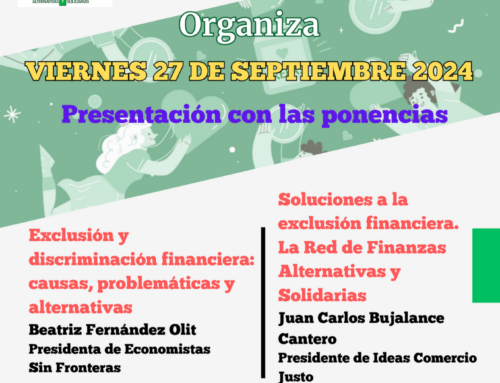 Invitación al XIII Encuentro de la Red de Finanzas Alternativas y Solidarias en Madrid