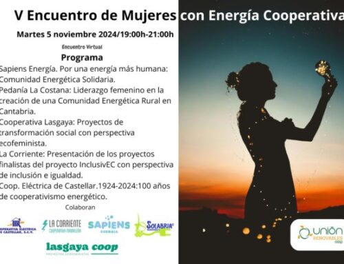 Participa en  el V Encuentro de Mujeres con Energía Cooperativa