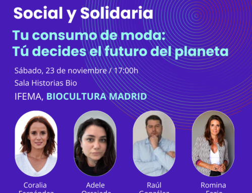 Encuentros Economía Social y Solidaria. Tu consumo de moda: Tú decides el futuro del planeta. 23 de noviembre