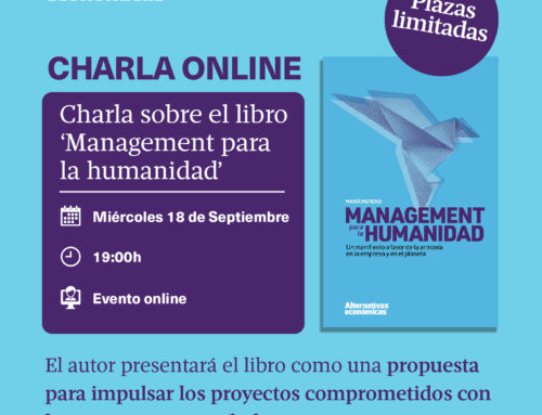 Charla de Marià Moreno sobre ‘Management para la humanidad’ – 18 de Septiembre 2024 – 19h